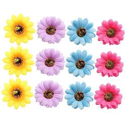 HONMEET 12st Haarnadeln Blumenhaarspangen Für Frauen Sommer Haarspange Gänseblümchen-haarspange Krokodilklemme Blumenverzierungen Haarspangen Für Frauen Floraler Kopfschmuck von HONMEET