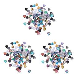 HOODANCOS 300 Stk schillernde Cabochons kunstharz bastelzeug armbinde glitters armbandage Augäpfel zum Basteln Schmuckzubehör selber machen Aufkleber Augen Cabochons aus Harz Fischschuppen von HOODANCOS