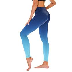 Cyber of Monday 2023 Sport Leggings Damen Grosse Groessen Cosy Thermo Leggings Leggings Damen Schwarz Mit Glitzer Thermo Leggins Frauen Prime Sales and Deals Today Clearance Early Prime Big Deal von HOOUDO