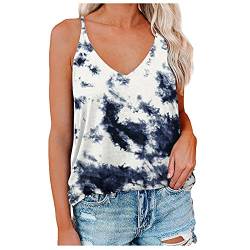 HOOUDO Sonderangebote Restposten Tank Top Damen Sommer Locker Sexy Oberteil Damen Sommer Crop Tops Damen Festival Ärmelloses Tshirt Damen Top Weiss Mit Spitze Meine Bestellung Sale von HOOUDO