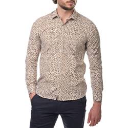 HOPENLIFE Herren Hatchan Beige L Klassisches Hemd, L von HOPENLIFE