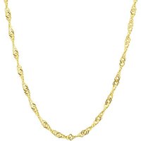 HOPLO Goldkette Goldkette Singapurkette Länge 42cm - Breite 1,0mm - 333-8 Karat Gold, Made in Germany von HOPLO