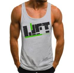 Tank Top Herren Sommer Muskelshirt T-Shirt Ärmelloses Shirt Herren Stringer Fitness Tanktop Herren von HOTCAT