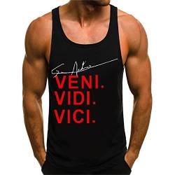 Tank Top Herren Sommer Muskelshirt Tankshirt T-Shirt Ärmellos Weste Muskelshirt Stringer Fitness von HOTCAT