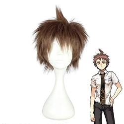 WHBHD Anime Coer Wig. Anime Danganronpa Hinata Hajime Short Perücke Cosplay Kostüm Dangan Ronpa Hitzebeständige synthetische Haare Männer Perücken Perücke-502C. von HOWGARI