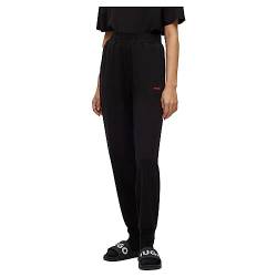 HUGO Damen Shuffle_Pants Loungewear Pant, Black1, M von HUGO