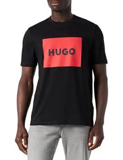 HUGO Herren Dulive22 T Shirt, Black001, XL EU von HUGO