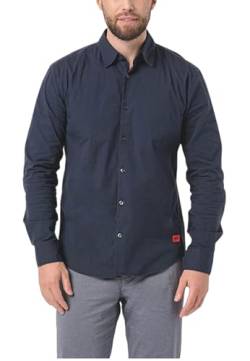 HUGO Herren Ermo Shirt, Dark Blue405, M EU von HUGO