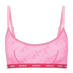 HUGO Women's LACE Bralette, Bright Pink671, S von HUGO