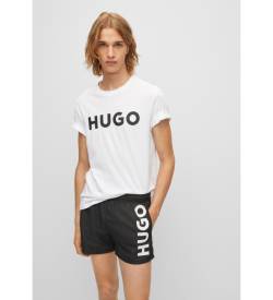 HUGO für Herren. 50467556 T-Shirt Dulivio weiß (XL), Lässig, Baumwolle, Kurzarm, Nachhaltig von HUGO