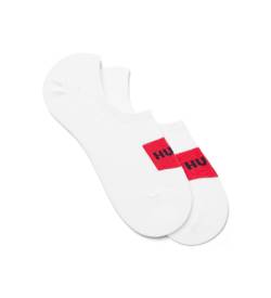 HUGO für Herren. 50468123 Pack 2 Paar unsichtbare Socken weiß (43-46), Heimtextilien, Baumwolle von HUGO