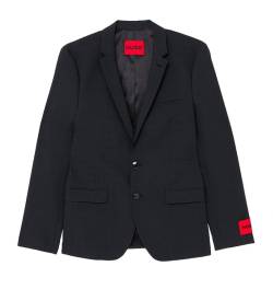 HUGO für Herren. 50495628 Blazer Colbert schwarz (98), Lässig, Klassisch, Polyester von HUGO