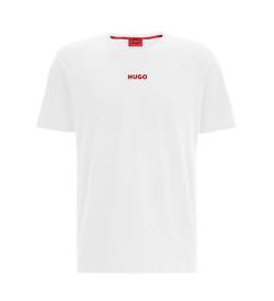 HUGO für Herren. 50518646 Gekoppeltes T-shirt weiß (L), Heimtextilien, Baumwolle, Kurzarm von HUGO