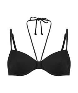 Hunkemöller Vorgeformtes Bügel-Bikinioberteil Luxe - Nero - 75C von HUNKEMÖLLER