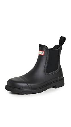 HUNTER Commando Chelsea Womens Wellington Boots 40-41 EU Black von HUNTER