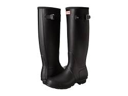 Hunter Original Tall classic, Unisex - Erwachsene Gummistiefel mit hohem Schaft, Schwarz (Black), 37 EU von HUNTER