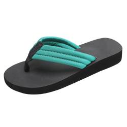 HUyydza Damen Hausschuhe - Menschen Badelatschen Sommer Schwarz Espadrilles Für Damen Eva rutschfeste Pantoletten weiche Unterseite Damen Leder Comfort Damen Loafer von HUyydza