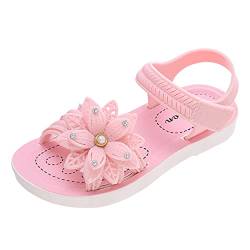 HUyydza Mädchen Sandalen - Festliche Glitzer Sandale Sandalen Hohl Aus Slingback Sandalen Vorne Geschlossen Sandal Klettverschluss und Glitzerstreifen Kinderschuhe von HUyydza