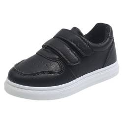 Unisex-Kinder Turnschuhe - Kinderschuhe für Jungen und Mädchen rutschfest Luftpolster Turnschuhe Helle Sohle flach Dicker Boden rutschfest Schnürung Klettverschluss Sneaker Jungenschuhe Unisex von HUyydza