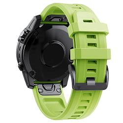 Offizielles Silikon-Uhrenarmband für Garmin Fenix 7 7X 6 6X Pro 5X 5 Plus 3HR Watch Easyfit 26 mm 22 mm, 22mm Fenix 6 6Pro, Achat von HWGO