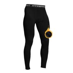 HYCOPROT Herren Thermo Unterhosen Lange Thermounterwäsche Winter Leggings Funktionsunterwäsche Skiunterwäsche Innenfleece Warme Unterwäsche Männer von HYCOPROT