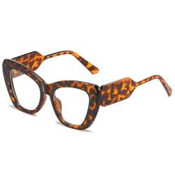 HYYZZC Cat Eye Sonnenbrille Damen Sonnenbrillen Rahmen UV400 Übergroße Brille, 10, Einheitsgröße von HYYZZC