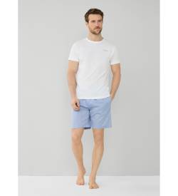 Hackett London für Herren. HMU20027 Blaue Oxford-Shorts (L), Heimtextilien, Baumwolle von Hackett London