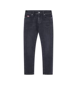 Hackett London für Jungen. HK210758 Schwarze Slim Fit Jeans schwarz (7años= 122cm), Lässig, Baumwolle, Denim, Kinderbekleidung von Hackett London