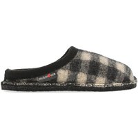 Haflinger Flair Plaid Pantoffeln Slipper aus gewalkter Wolle Karomuster Unisex Hausschuh von Haflinger