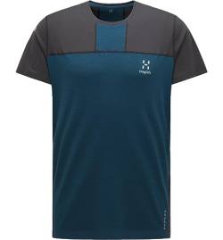 Haglöfs 605224_4QN L.I.M STRIVE Tee MEN T-shirt Herren DARK OCEAN/Magnetite Größe S von Haglöfs