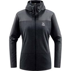 Haglöfs ROC Flash Mid Hood W Damen (Anthrazit L) Fleecejacken von Haglöfs