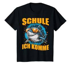 Kinder Schule Ich Komme 2024 Jungen Haifisch Hai Einschulung T-Shirt von Hai Einschulung Jungen Schulanfang Outfits