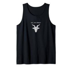 Hail The Unholy Baphomet - Minimalistisches Pentagramm Satan Tank Top von Hail Satan 666 Occult Atheist Apparel Gifts