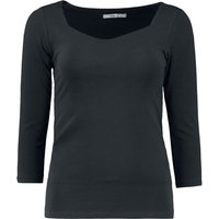 Hailys Langarmshirt - Noa - XS bis XXL - für Damen - Größe S - schwarz von Hailys