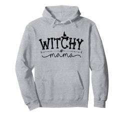 Witchy Mama Groovy Vintage Ghost Halloween Kostüm Mutter Pullover Hoodie von HalloooweeenTeez