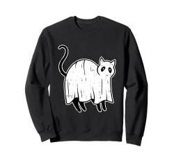 Katzengeist Halloween Design Kätzchen Ghoul Männer Frauen Kinder Sweatshirt von Halloween Cat Design Men Women Kids