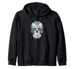 Sugar Skull Calavera Dia de Los Muertos Tag der Toten Kapuzenjacke von Halloween Cinco de Mayo Boys Girls Men Women Tees