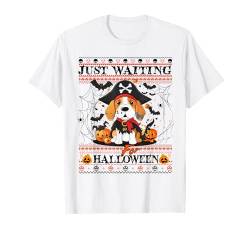 Funny Just Waiting For Halloween Beagle Pirate Spooky Vibe T-Shirt von Halloween Costume Spooky Season Men Women Kids