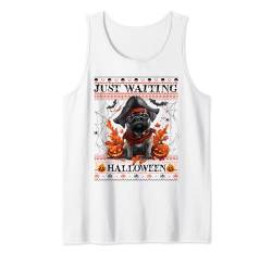 Funny Just Waiting For Halloween Mastiff Pirate Spooky Vibe Tank Top von Halloween Costume Spooky Season Men Women Kids