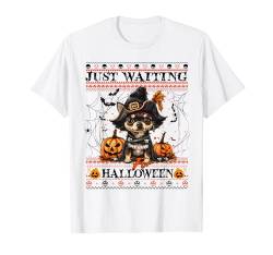 Just Waiting For Halloween Chihuahua Pirate Spooky Vibe T-Shirt von Halloween Costume Spooky Season Men Women Kids