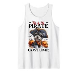 This is My Pirate Costume Miniature Schnauzer Halloween Tank Top von Halloween Costume Spooky Season Men Women Kids