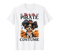 This is My Pirate Costume Papillon Halloween Pirate Captain T-Shirt von Halloween Costume Spooky Season Men Women Kids