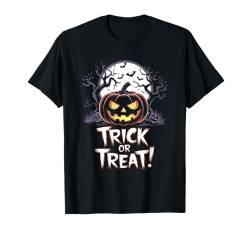 Trick or Treat Halloween Jack O Laterne Kürbis T-Shirt von Halloween Costume Tees For Boys Girls Men Women