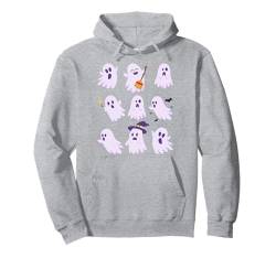 Ghost Halloween Herbst Lustige lila Geister für Herren, Damen und Kinder Pullover Hoodie von Halloween Costumes Shopp