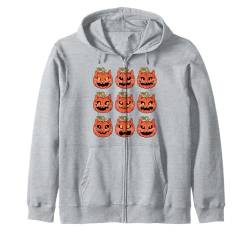 Katze Halloween Herbst Lustige Kitty Katzen Kätzchen Männer Frauen Kinder Kapuzenjacke von Halloween Costumes Shopp