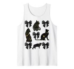 Katze Halloween Herbst Lustige Kitty Katzen Kätzchen Männer Frauen Kinder Tank Top von Halloween Costumes Shopp