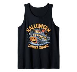 Halloween Cruise Squad Gruselige Kürbiskreuzfahrt Tank Top von Halloween Cruise Squad Gruselige