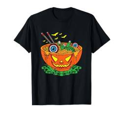 Gruseliges Ramen Halloween Design Lustig Japanisch T-Shirt von Halloween Design Men Women Kids