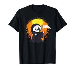 Vintage Art Herren Damen Retro Gruselig Gothic Halloween Geist T-Shirt von Halloween Fall Scary Costume