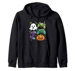 Halloween Gamer Controller Gruseliges Gaming Halloween Fans Kapuzenjacke von Halloween Gaming Controller Gruseliges Videospiel